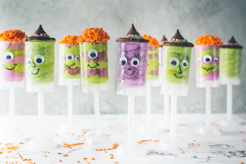 Halloween Cake Push Pops for Every Monster, Witch & Wizard
