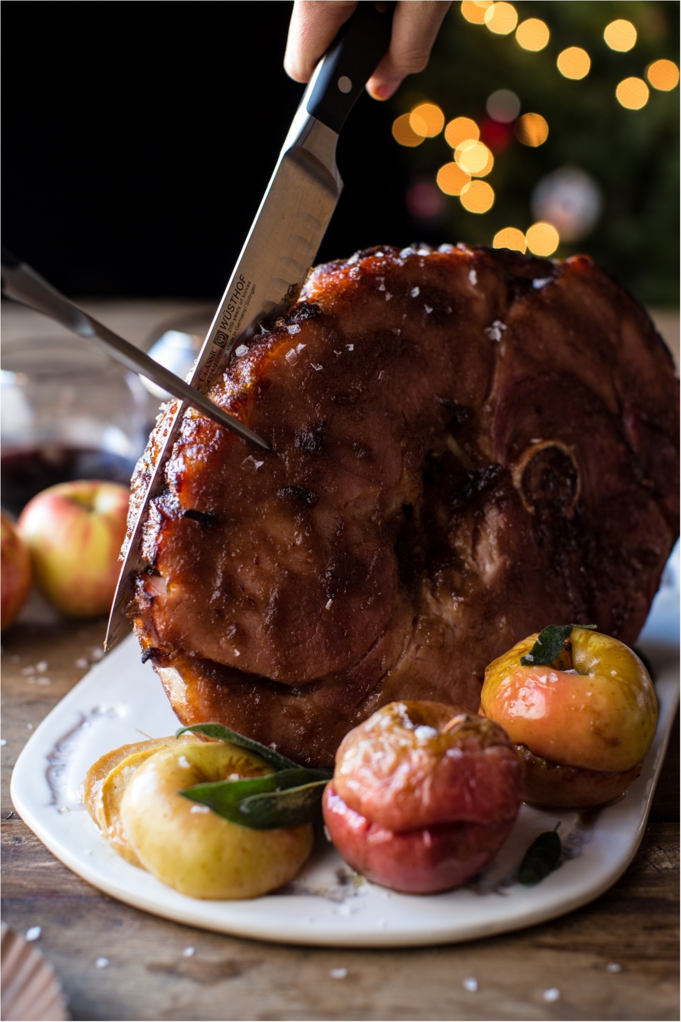 Apple Butter Glazed Ham The Inspired Home