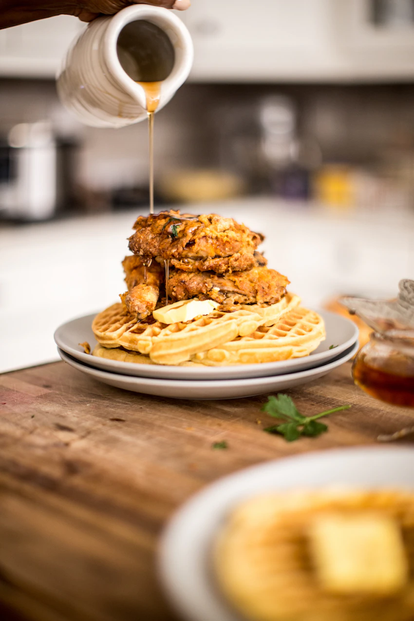 Air Fryer Chicken And Waffles