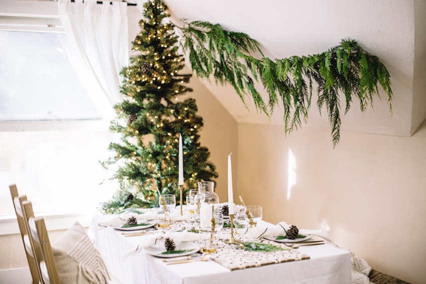 Unique winter wonderland table setting Create The Perfect Rustic Holiday Table Setting Inspired Home