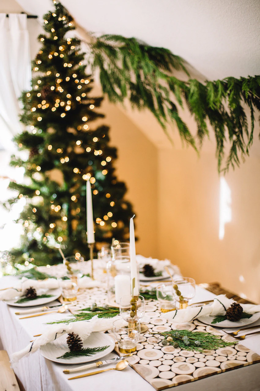 Good Looking winter wonderland table setting Create The Perfect Rustic Holiday Table Setting Inspired Home