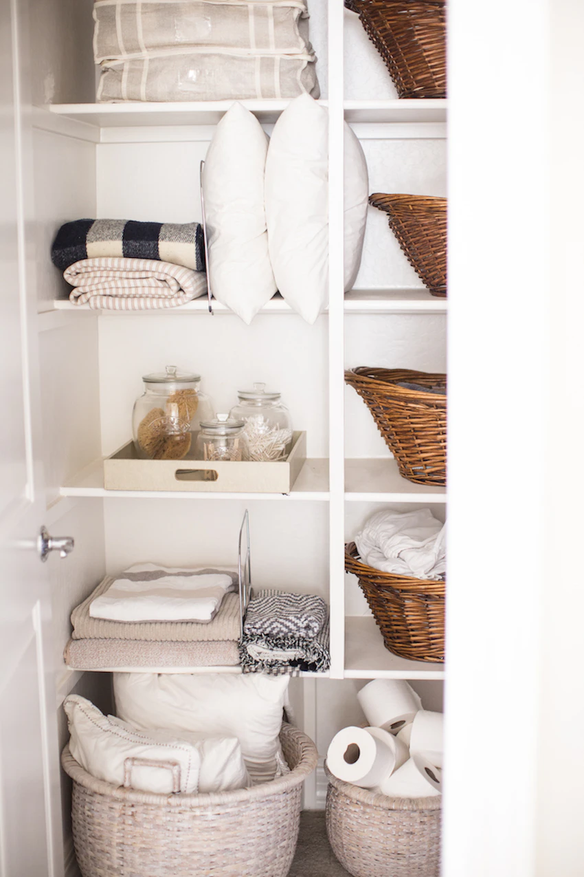 How to Organize Your Linen Closet | The Inspired Home