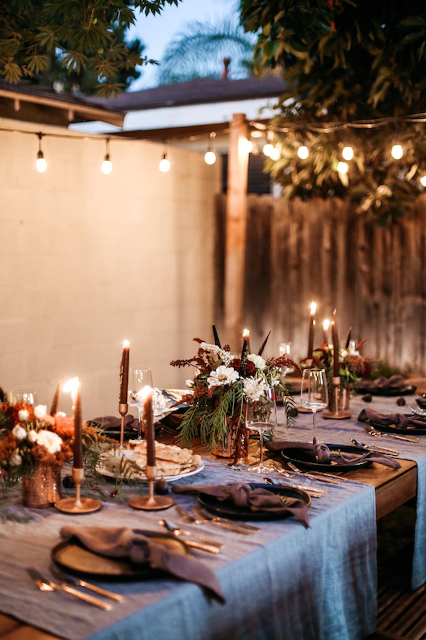This Moody Fall Dinner Party Is a Total Vibe