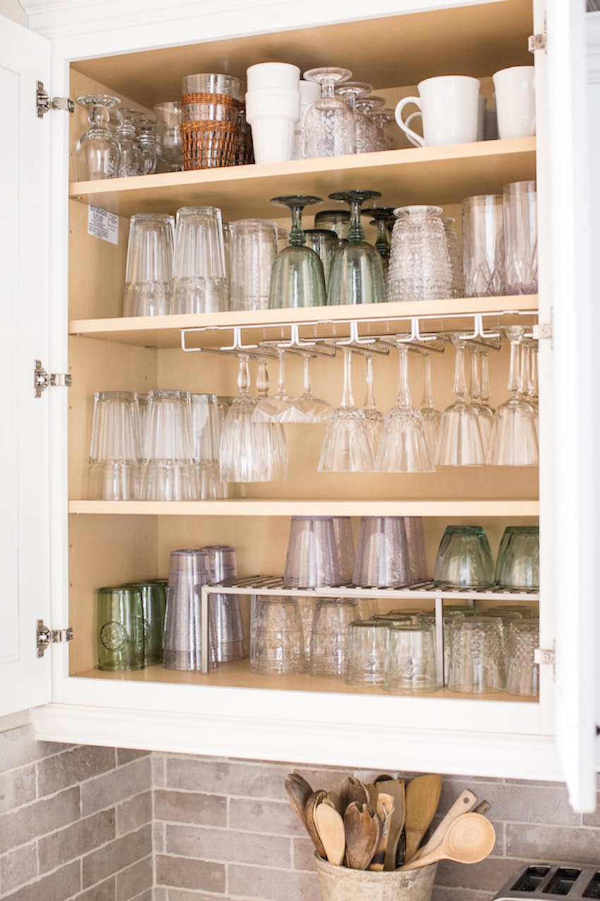 How to Organize Your Glassware Cabinet Once and For All