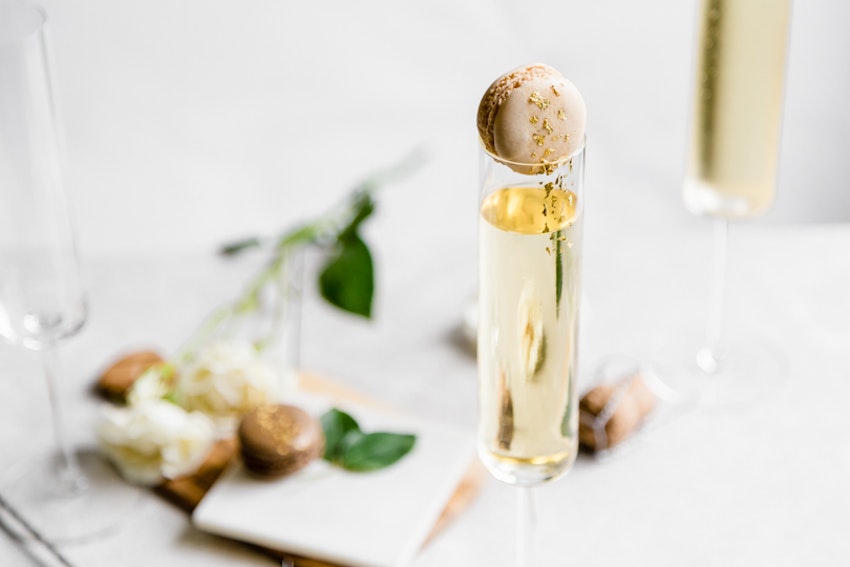 Golden Champagne Cocktails Inspired by the Oscars