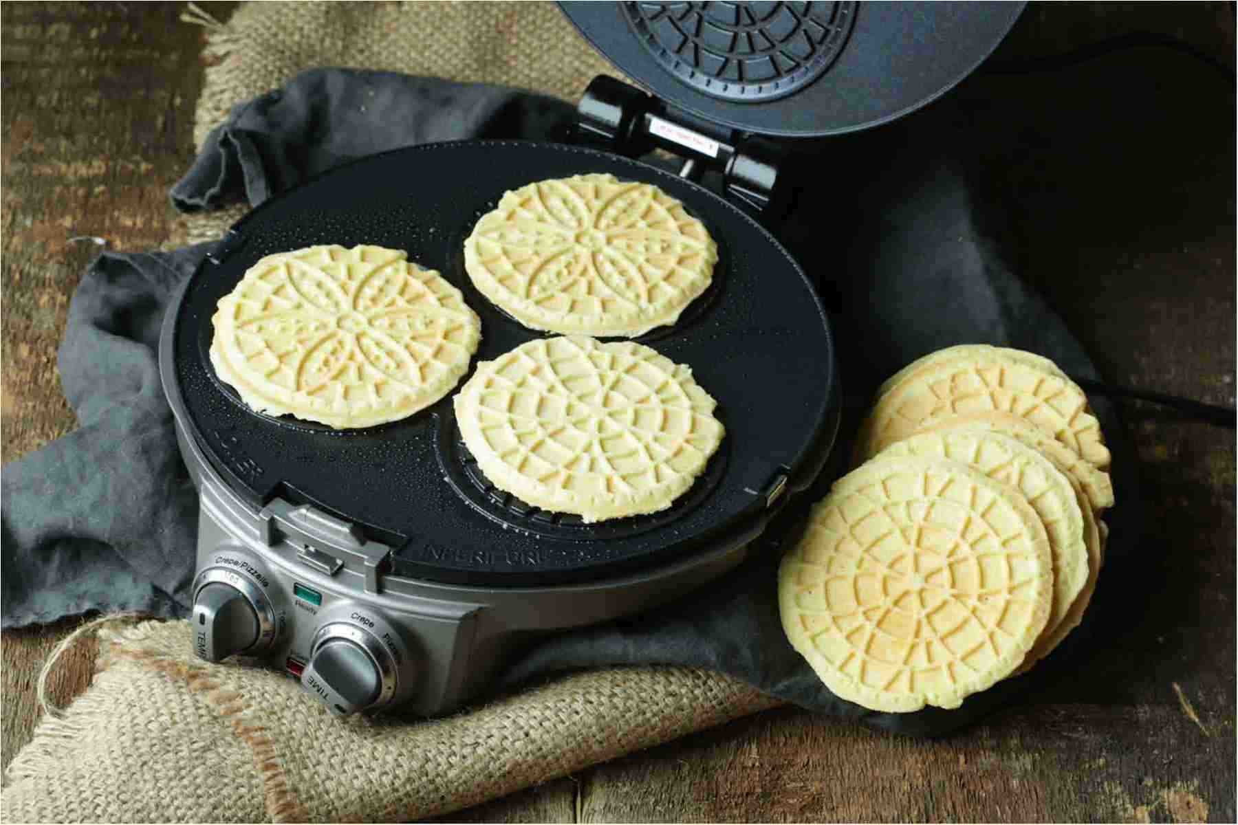 cuisinart pizzelle maker recipe