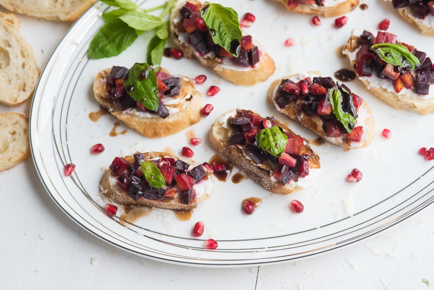 These Roasted Beet Crostini Make an Irresistible Appetizer