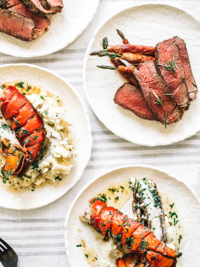 Surf Turf Date Night Dinner The Inspired Home