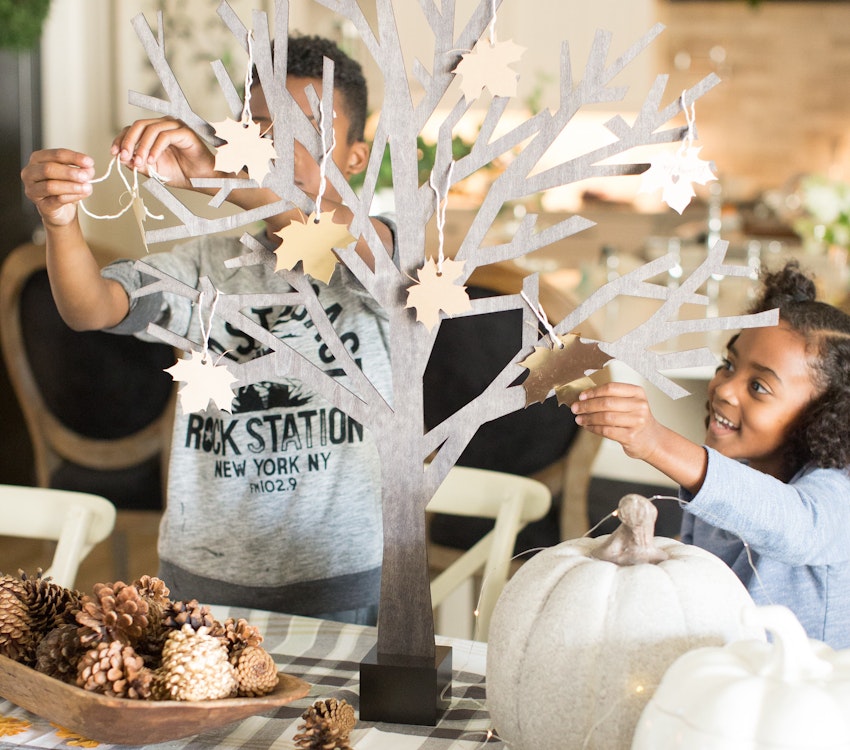 Our New Favorite Thanksgiving Tradition: Thankful Trees