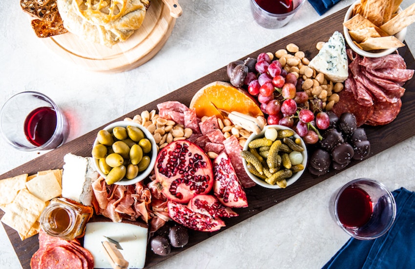 An Epic New Year's Eve Cheeseboard with Homemade Baked Brie
