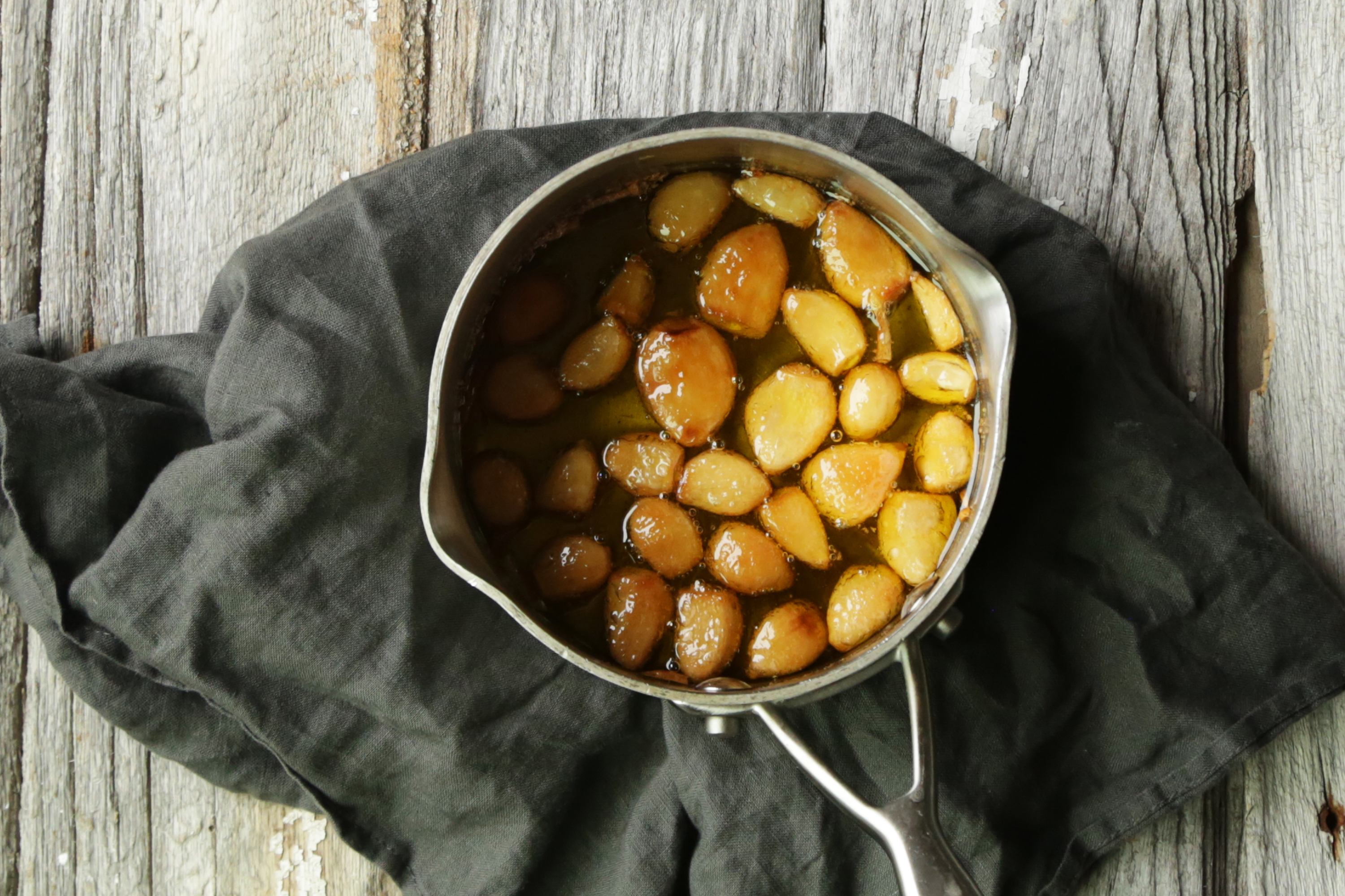 Roasted Garlic Deviled Eggs with Prosciutto & Basil The Inspired Home