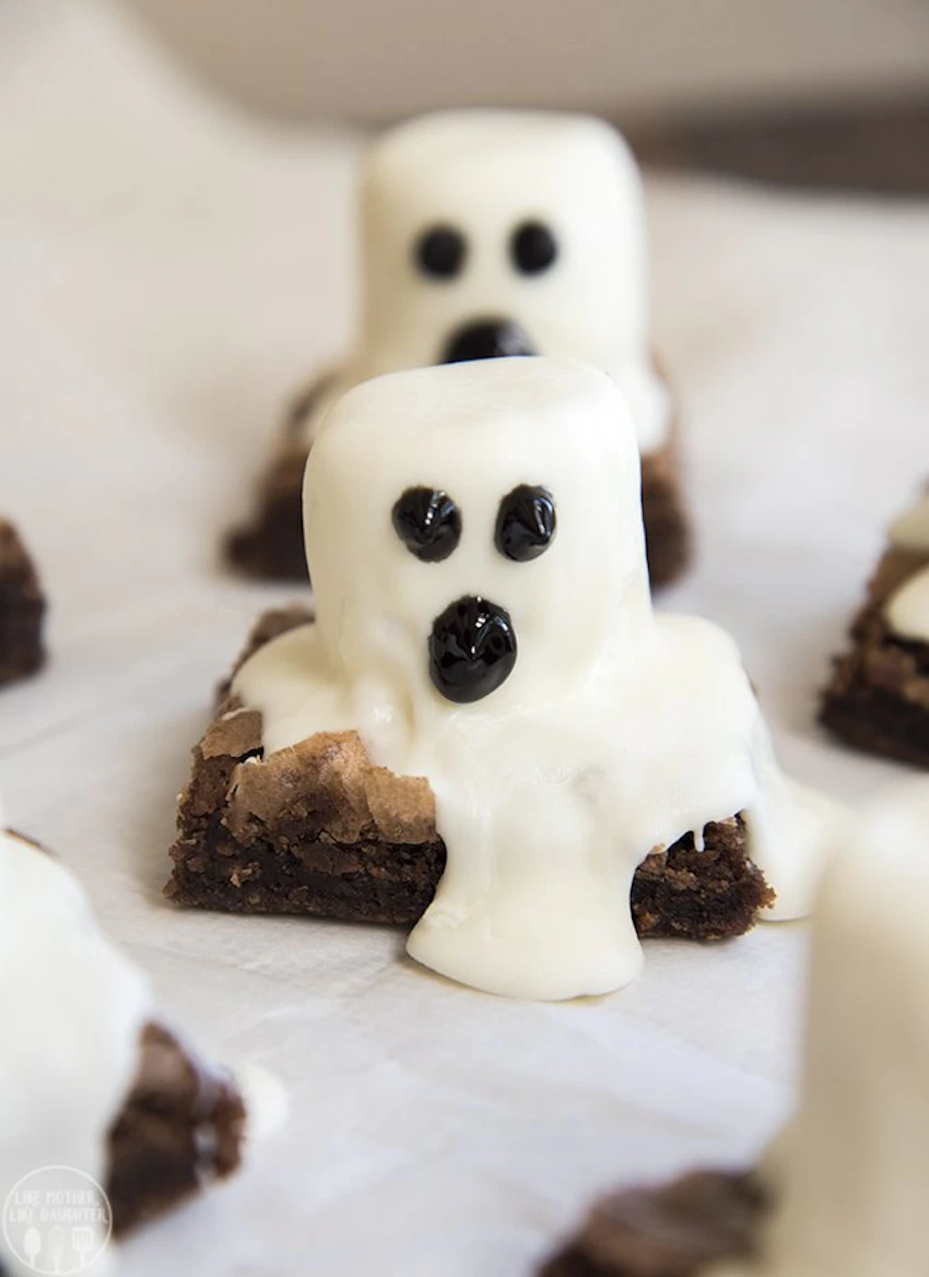 Ghost Brownies 1