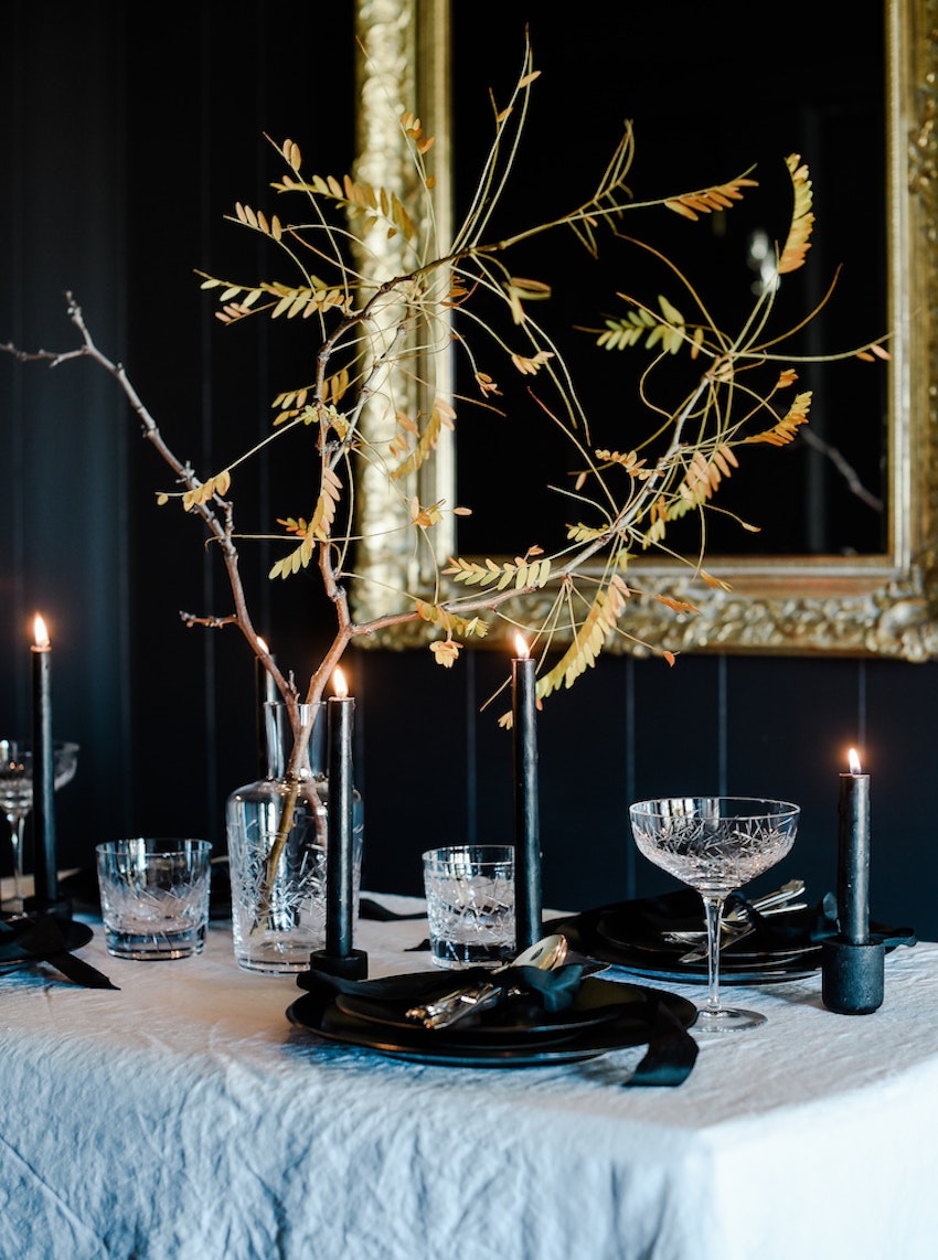 This Elegant Halloween Table Will Make You Want to Host a Spooky Dinner Party